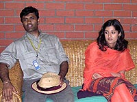 Director Ashok Patil and heroine Deepali