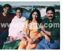 Naveen Mayur, Geeta, Lakshmi Gopalaswamy and Chandrashekhar in film Poorvapara