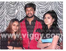 Ramya, Sudeep and Daisy Bhopanna