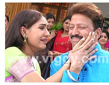 Actress Anu Prabhakar and Vishnuvardhan