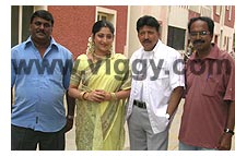 Producer Govindu, Laxmi Gopalaswamy, Vishnuvardhan and Naganna